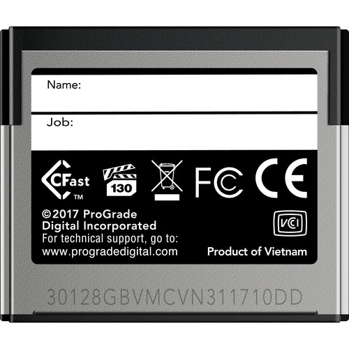 ProGrade Digital 256GB CFast 2.0 Memory Card PGCFA256GAJBH B&H