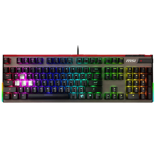 MSI Cherry MX RGB Dedicated Hotkeys USB Pass-Through Mechanical