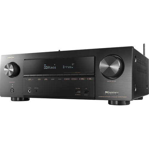 Denon AVR-X1500H 7.2-channel home theater receiver with Wi-Fi®, Bluetooth®,  Apple® AirPlay® 2, and  Alexa compatibility at Crutchfield