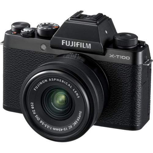 FUJIFILM X-T100 Mirrorless Digital Camera with 15-45mm 16582804