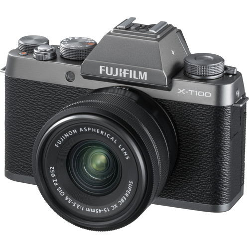 FUJIFILM X-T100 Mirrorless Digital Camera with 15-45mm 16582593