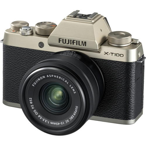 FUJIFILM X-T100 Mirrorless Digital Camera with 15-45mm 16583016