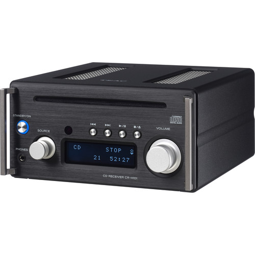 Teac High-Resolution CD Receiver with FM Tuner (Black) CR-H101-B