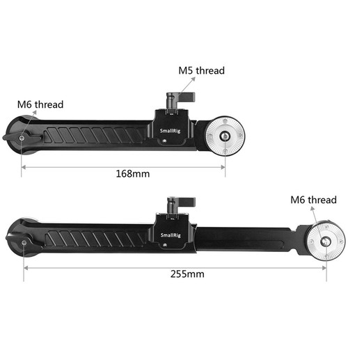 SmallRig 1870 Adjustable Extension Arm with Two ARRI Rosettes