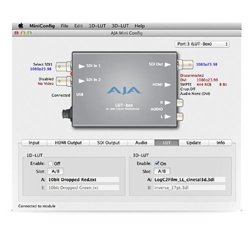 AJA HA5-12G-T HDMI 2.0 to 12G-SDI Mini-Converter with 1 x Fiber Tx