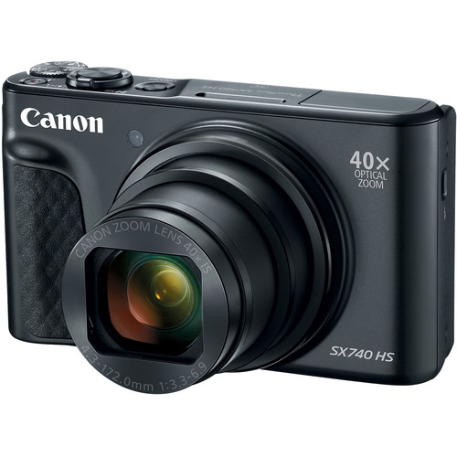 Canon PowerShot SX740 HS Digital Camera (Black) 2955C001 B&H