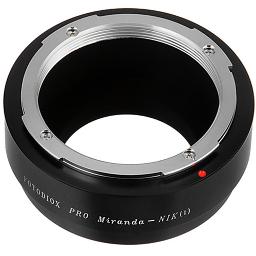 FotodioX Pro Mount Adapter for Miranda Lens to Nikon 1-Series Camera