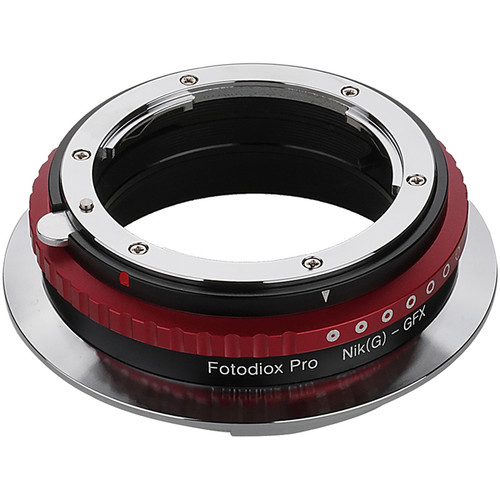 FotodioX Nikon F Lens to FUJIFILM G-Mount Camera Pro Lens Mount Adapter