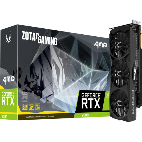 ZOTAC GeForce RTX 2080 AMP 8GB GDDR6 Gaming Graphics Card