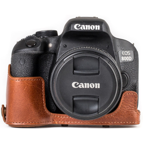 MegaGear Ever Ready Leather Case with Strap for Canon EOS MG1193