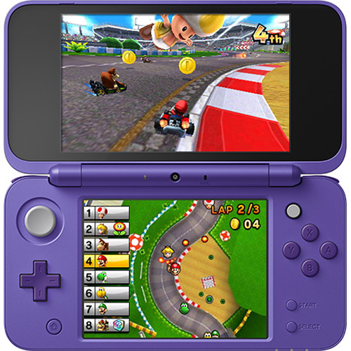 Nintendo 2ds Xl Mario Kart 7 Bundle Purple Silver Jansvbdb