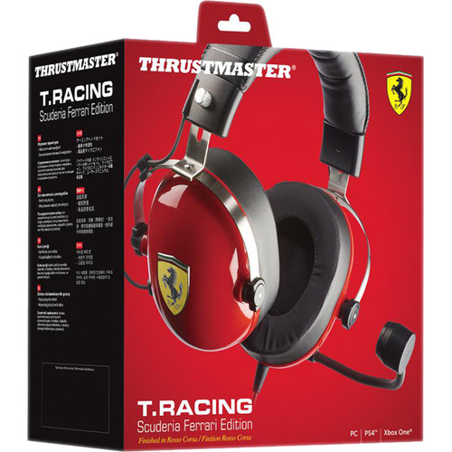 フェラーリ ゲーミングヘッドフォン THRUSTMASTER T.RACING T.Racing Scuderia Ferrari Edition headset