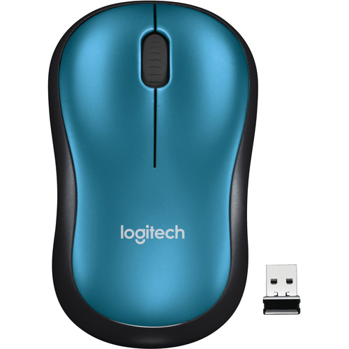 Logitech M185 Wireless Mouse (Swift Gray) 910-002225 B&H Photo