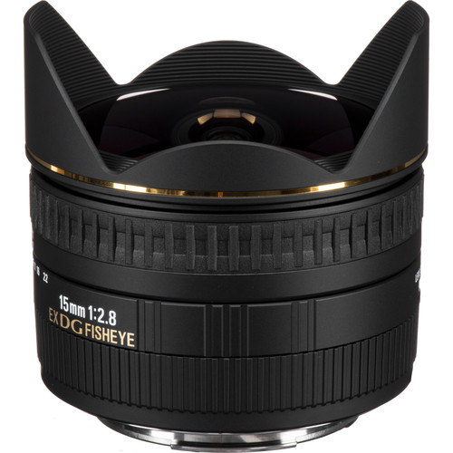 Sigma 15mm f/2.8 EX DG Diagonal Fisheye Lens for Canon EF