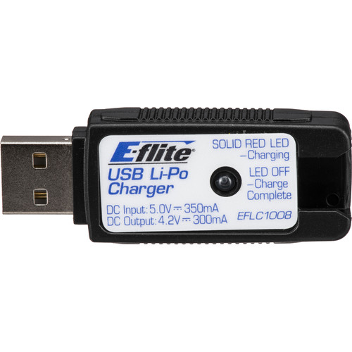 E-flite 1S USB LiPo Charger - 300mA B&H Video