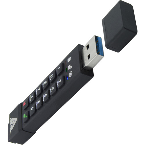 Apricorn 128GB Aegis Secure Key 3z Encrypted USB 3.1 Gen 1 Flash Drive