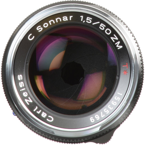 ZEISS C Sonnar T* 50mm f/1.5 ZM Lens (Black)