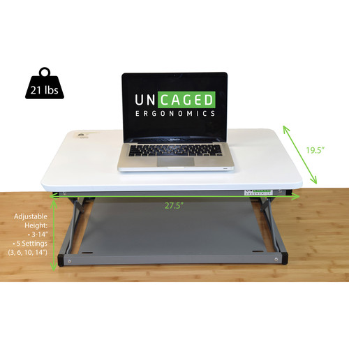 Uncaged ergonomics changedesk mini deals standing desk conversion cdmm