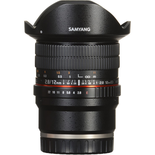 Samyang 12mm f/2.8 ED AS NCS Fisheye Lens for Sony E Mount