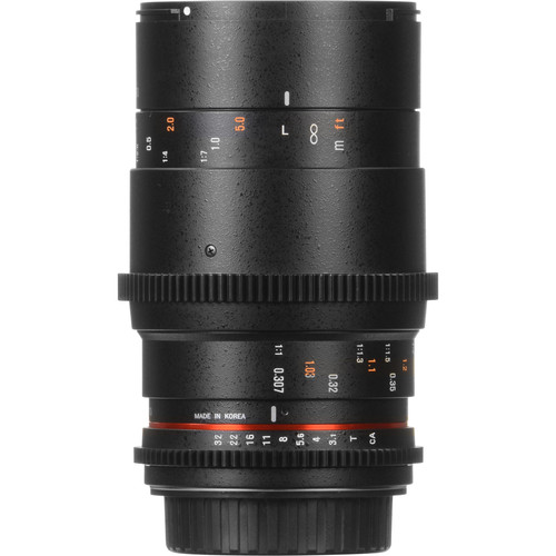 Rokinon 100mm T3.1 Macro Cine DS Lens for Canon EF Mount