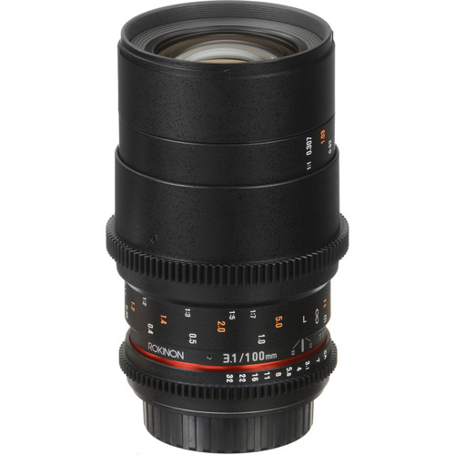 Rokinon 100mm T3.1 Macro Cine DS Lens for Canon EF Mount