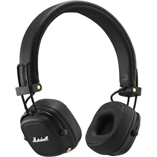 Marshall Major III Wireless On-Ear Headphones (Black) MAMAJOR3BK