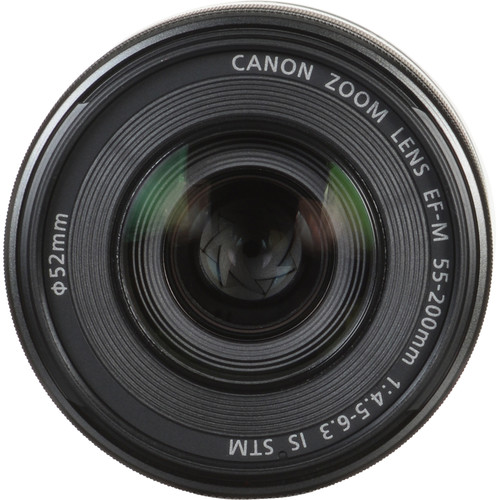 Canon Ef M 55 0mm F 4 5 6 3 Is Stm Lens Black 9517b002 B H