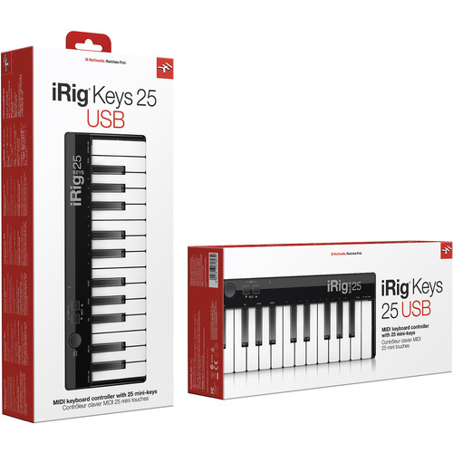 IK Multimedia iRig Keys 25-Key MIDI Controller 