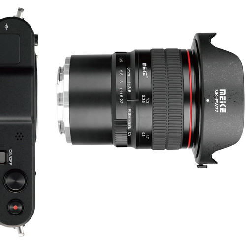 Objektiv Meike 8mm f//3.5 für Nikon F DSLR