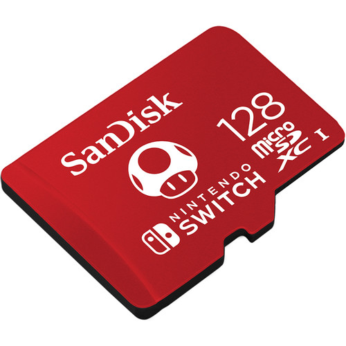 SanDisk 128GB UHS-I microSDXC Memory Card SDSQXBO-128G-ANCZA B&H
