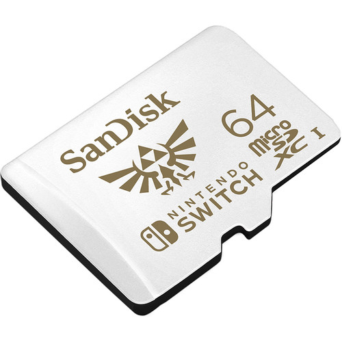 SanDisk 64GB UHS-I microSDXC Memory Card SDSQXBO-064G-ANCZA B&H
