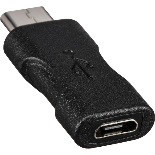 Adaptateur USB type C / USB 2.0 micro B femelle - 17cm