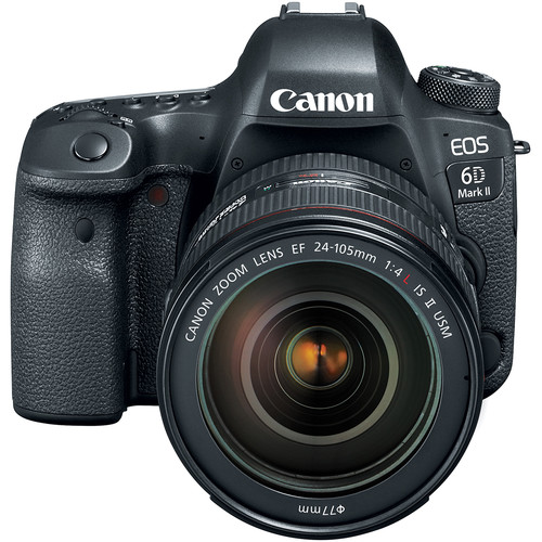 Canon EOS 6D Mark II DSLR Camera with 24-105mm f/4L II 1897C009