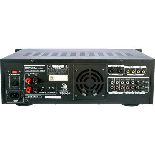 VocoPro DA-3700 BT 200W Karaoke Mixing Amplifier DA-3700-BT B&H