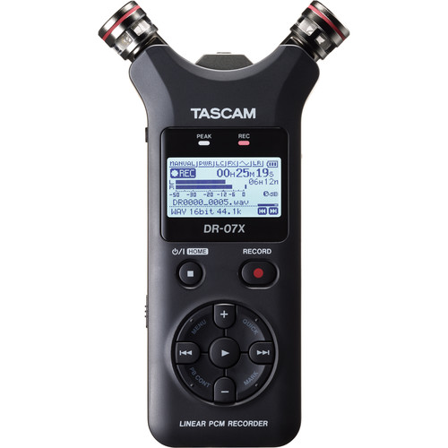 TASCAM DR-07X 2-Input / 2-Track Portable Audio Recorder DR-07X