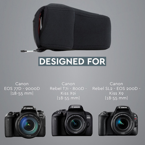 MegaGear Ultralight Neoprene Case for Select Canon EOS MG1195