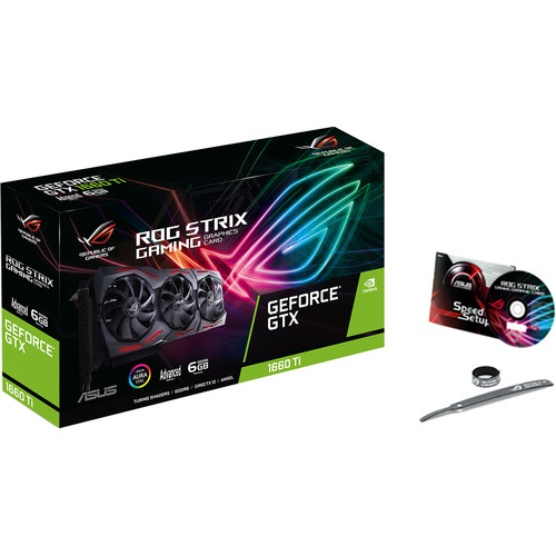 Asus Republic Of Gamers Strix Rog-Strix-Gtx1660Ti-A6G-Gaming B&H