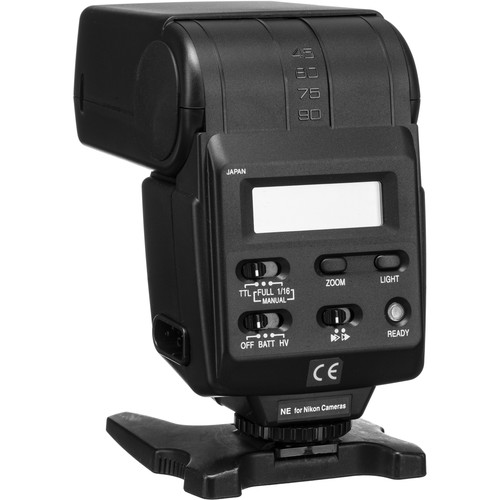 Sunpak PZ-4000AF TTL Flash for Nikon Cameras (Black) 040N Bu0026H