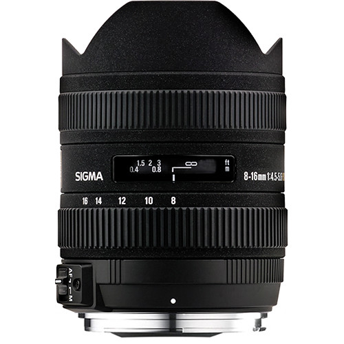 Sigma 8-16mm f/4.5-5.6 DC HSM Lens for Canon EF 203101 B&H Photo