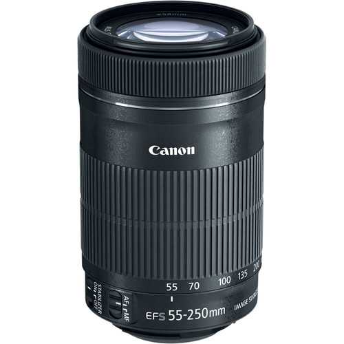 Canon EF-S 55-250mm f/4-5.6 IS STM Lens 8546B002 B&H Photo Video