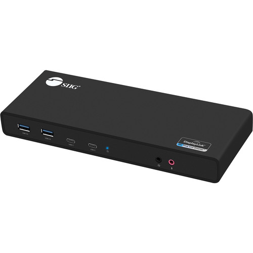 SIIG USB 3.1 Type-C Dual 4K Docking Station with Power Delivery (60W)