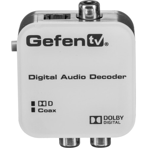 GEFEN GTV-AUDDEC DECODEUR AUDIO HDMI, entrée 3D, 2x HDMI, 5.1