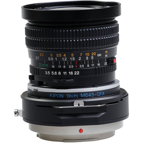 KIPON Shift Lens Mount Adapter for Mamiya 645 Lens to FUJIFILM G-Mount  Camera