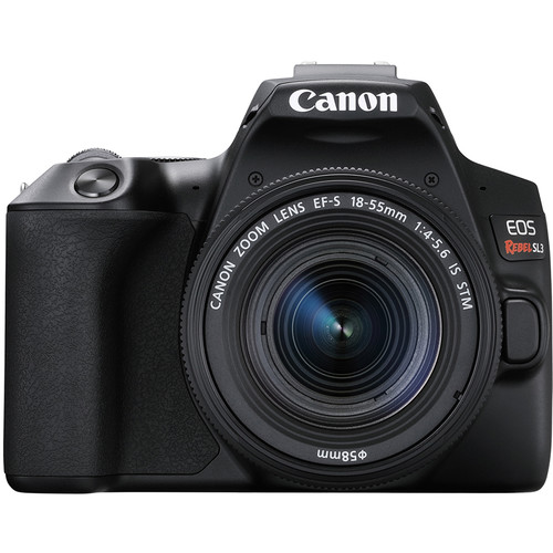 Canon SL3 EOS Rebel DSLR Camera with 18-55mm Lens (SL3 Black) B&H