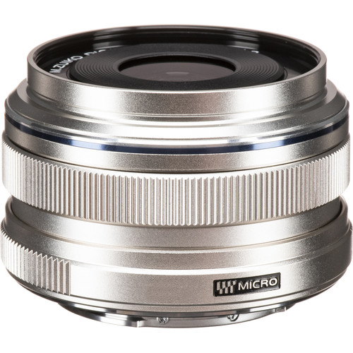 Olympus M.Zuiko Digital 17mm f/1.8 Lens (Silver) V311050SU000