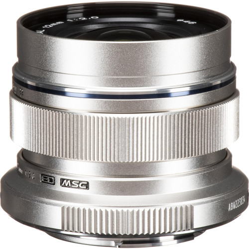 Olympus M.Zuiko Digital ED 12mm f/2 Lens (Silver)