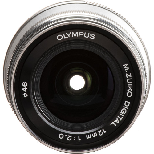 Olympus M.Zuiko Digital ED 12mm f/2 Lens (Silver) V311020SU000