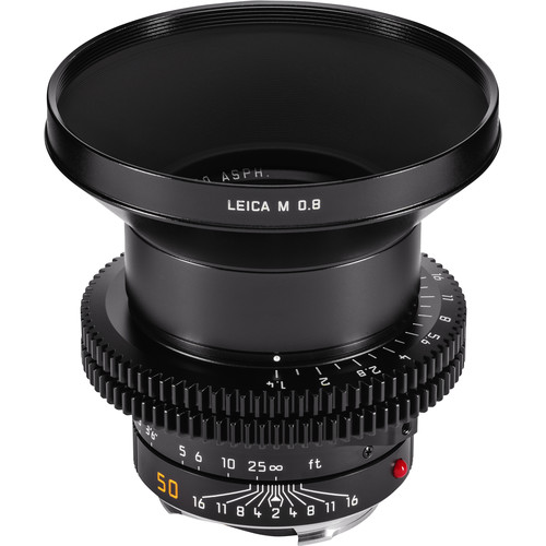 Leitz Cine 50mm M 0.8 f/1.4 Full Frame M-Mount Lens (Feet)