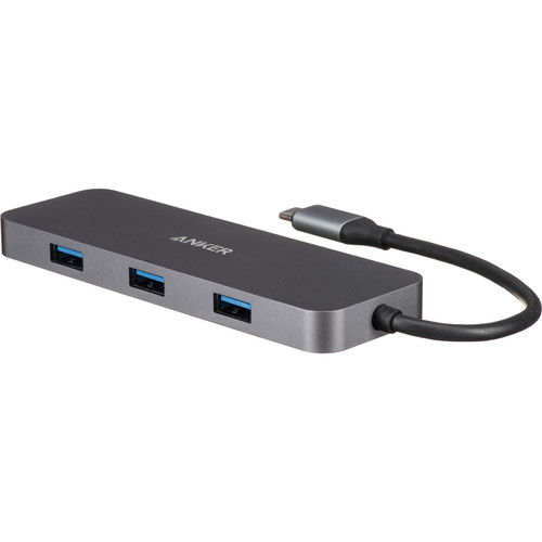 Anker USB C Hub Adapter, PowerExpand+ 7-in-1 USB C Hub, with 4K USB C to  HDMI, 60W Power Delivery, 1Gbps Ethernet, 2 USB 3.0 Ports, SD and microSD