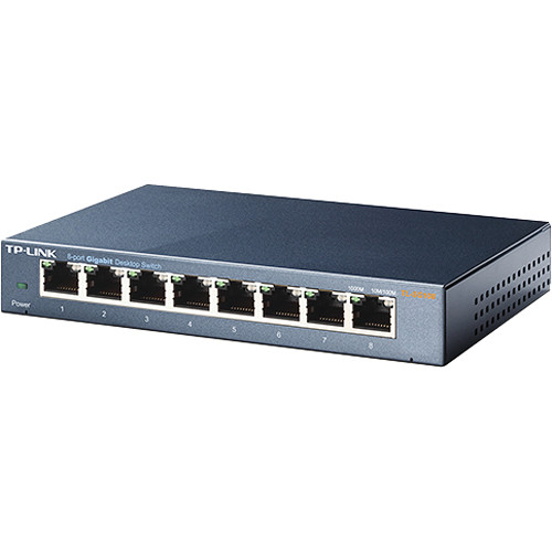 TP-Link TL-SG108 8-Port 10/100/1000 Mb/s Desktop Switch TL-SG108